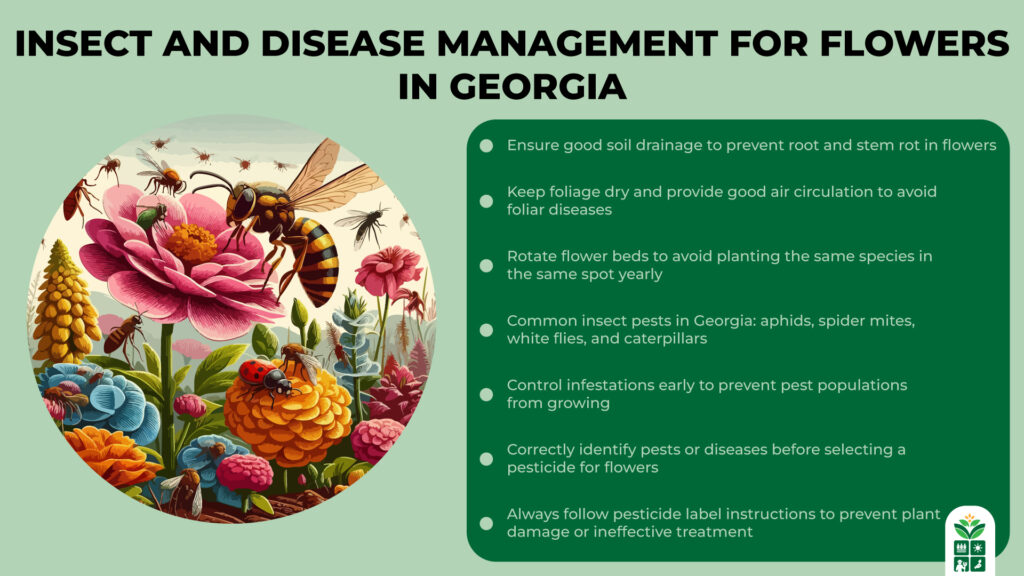Insect and Disease Management for Flowers in Georgia